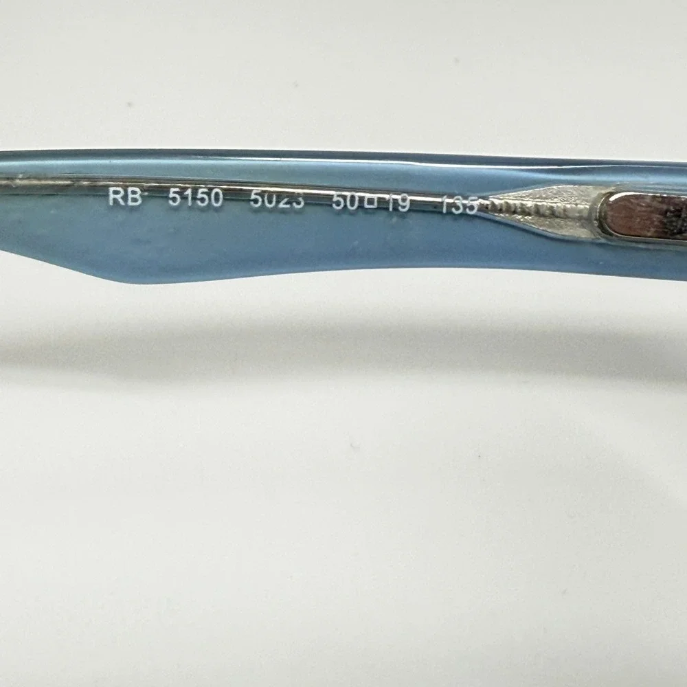 Ray-Ban RB 5150‎ 5023 Tortoise Blue Eyeglass Frames 50-19-135 Mens Womens 21805